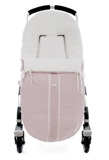 Saco de silla universal Uzturre Polipiel Cuir para silla de paseo en color  rosa empolvado - Doña Coletas