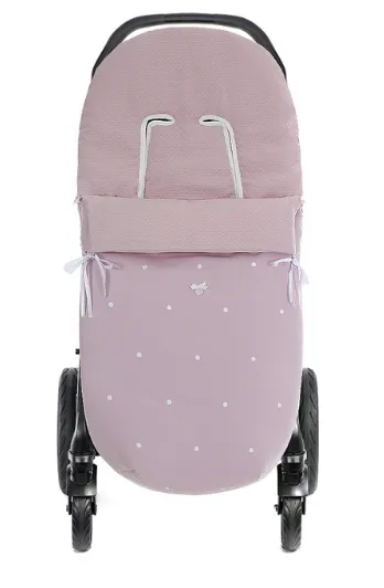 Saco de silla universal Uzturre Polipiel Cuir para silla de paseo en color  rosa empolvado - Doña Coletas