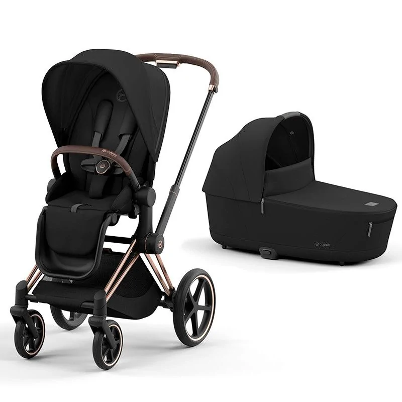 Duo-priam-sepia-black-chasis-rosegold-cybex-2023